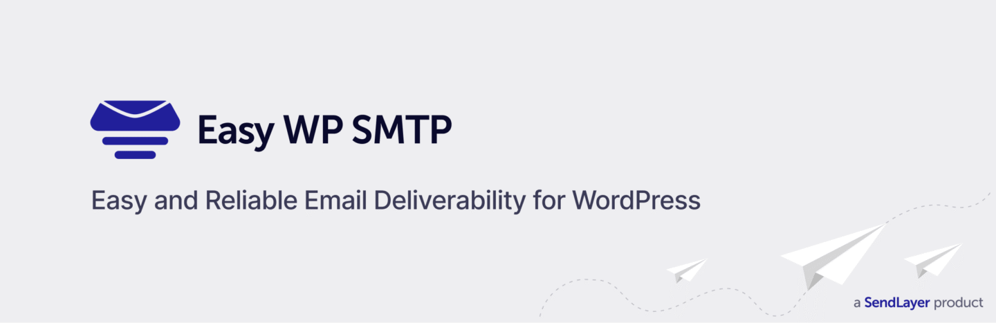Easy WP SMTP plugin - lightweight design and simple configuration