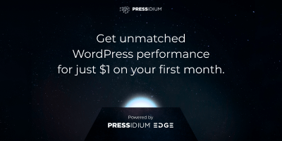 Run all client sites on one edge layer.<br>Start with Pressidium EDGE.<br>First month $1 on all standard plans.